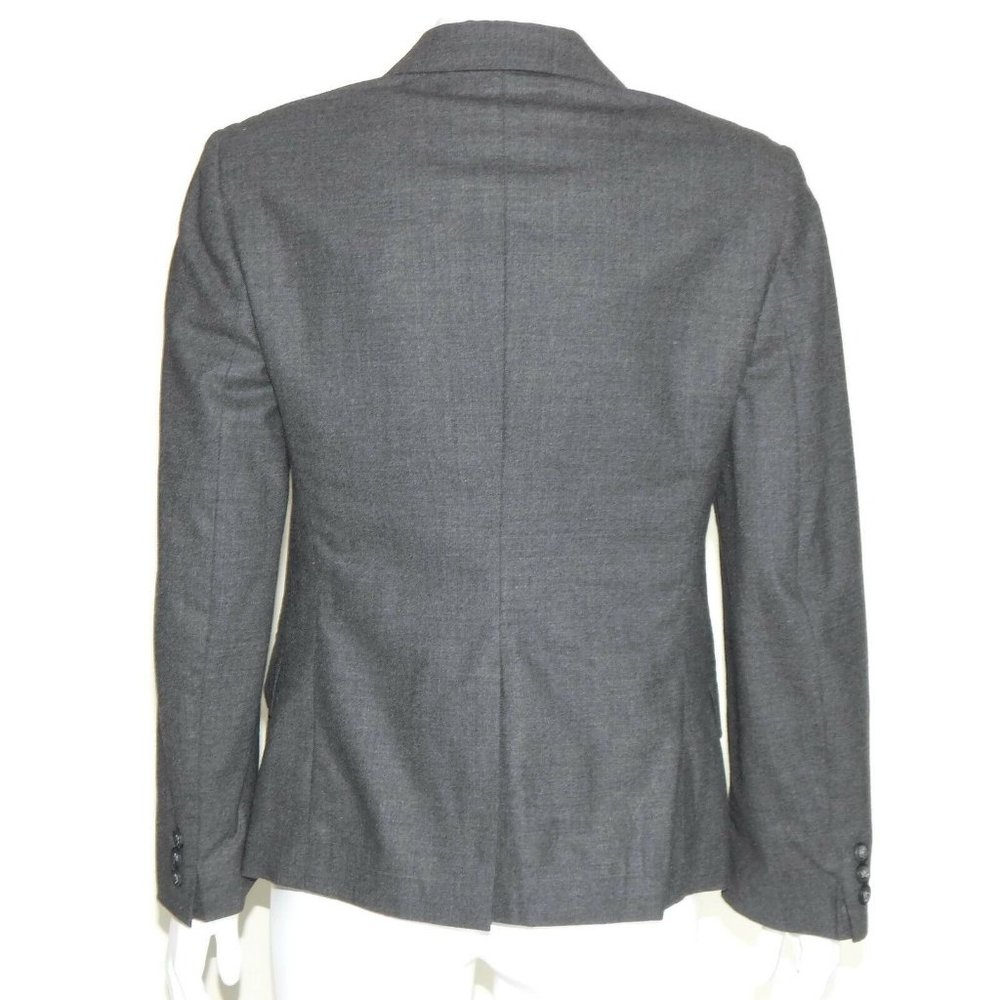 Theory Blazer Gray Two Button Jacket Wool Career … - image 3